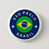 São Paulo Brasil Button (Vorderseite)