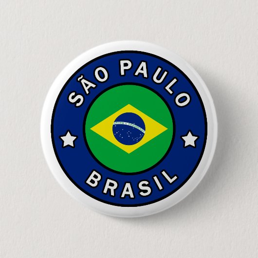São Paulo Brasil Button (Vorderseite)