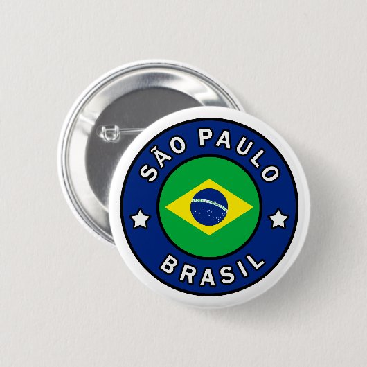 São Paulo Brasil Button (Vorne & Hinten)