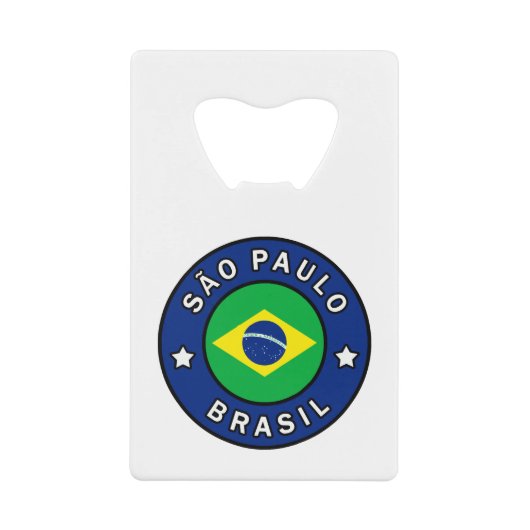 São Paulo Brasil Geldbeutel Flaschenöffner (Vorderseite)