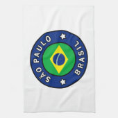 São Paulo Brasil Geschirrtuch (Vertikal)
