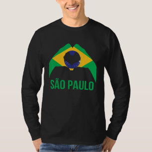 São Paulo Brasilianische Stadt Liebe Brasilien Fla T-Shirt