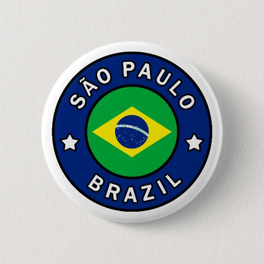 São Paulo Brasilien Button (Vorderseite)