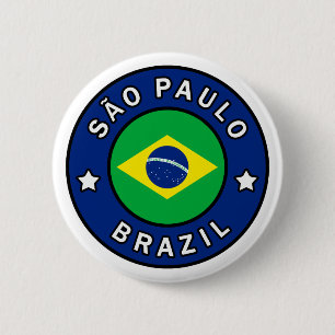São Paulo Brasilien Button