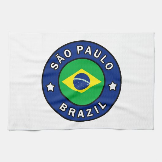 São Paulo Brasilien Geschirrtuch (Horizontal)