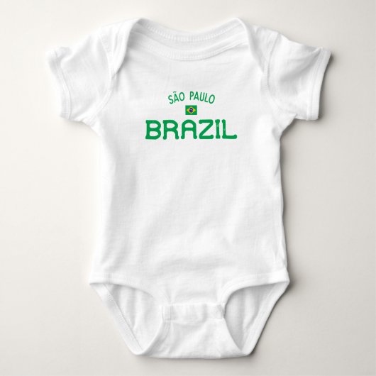 São Paulo Brasilien gestört Baby Strampler (Vorderseite)