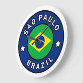 São Paulo Brasilien Große Wanduhr (Winkel)
