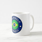 São Paulo Brasilien Kaffeetasse (VorderseiteRechts)