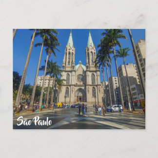 São Paulo, Brasilien, Kathedrale Postkarte