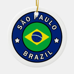 São Paulo Brasilien Keramik Ornament