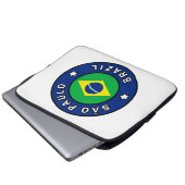 São Paulo Brasilien Laptopschutzhülle (Vorne Knopf)