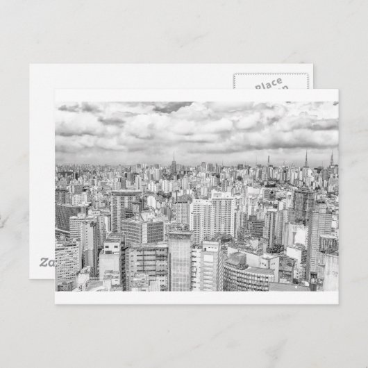 Sao-Paulo, Brasilien Postkarte (Vorne/Hinten)