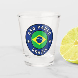 São Paulo Brasilien Schnapsglas