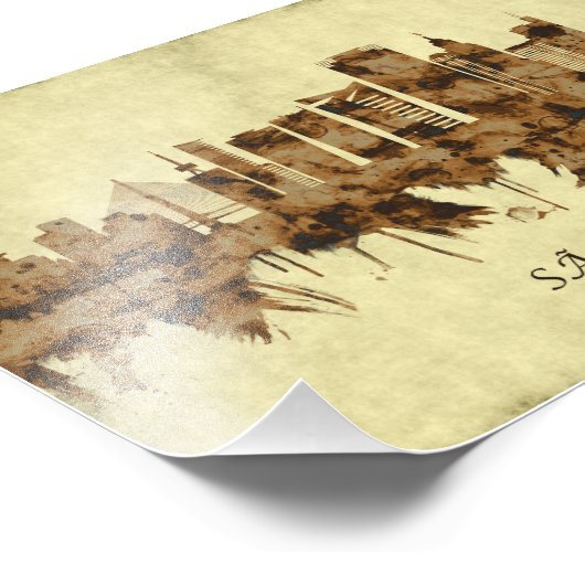 Sao Paulo Brazil Cityscape Fotodruck (Ecke)