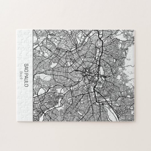 Sao Paulo Brazil Puzzle (Horizontal)