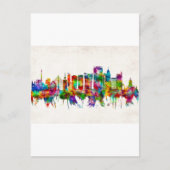 Sao Paulo Brazil Skyline Einladungspostkarte (Vorderseite)