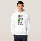 Sao Paulo Brazil travel ticket Hoodie (Vorne ganz)