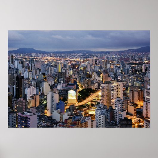 Sao Paulo Cityscape 2 Poster (Vorne)