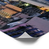 Sao Paulo Cityscape 2 Poster (Ecke)