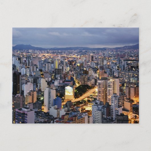 Sao Paulo Cityscape 2 Postkarte (Vorderseite)