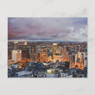 Sao Paulo Cityscape Postkarte