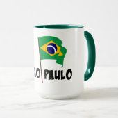 Sao Paulo, Flag of Brazil, Tasse (VorderseiteRechts)