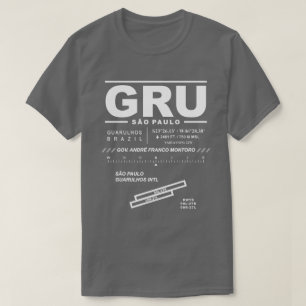 Sao Paulo Guarulhos Int'l Airport GRU T - Shirt