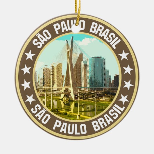 São Paulo Keramik Ornament (Vorne)