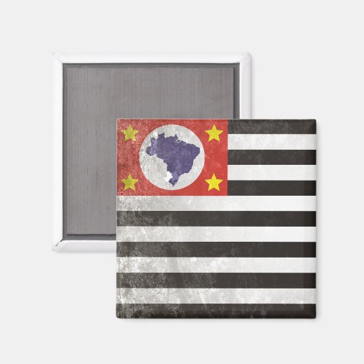 Sao Paulo Magnet (Vorderseite/Rückseite)