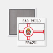Sao Paulo Magnet (Vorderseite/Rückseite)