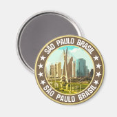 São Paulo Magnet (Vorderseite/Rückseite)