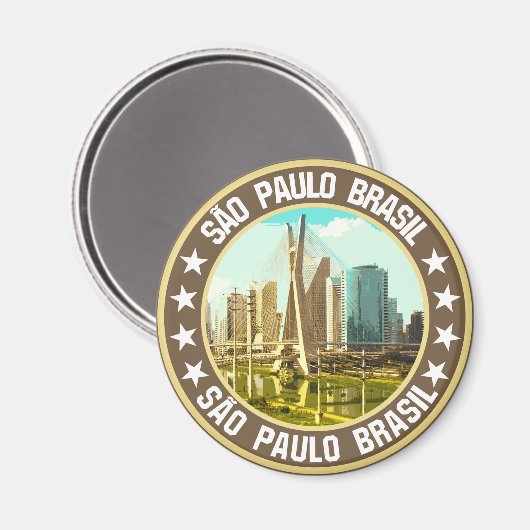 São Paulo Magnet (Vorderseite/Rückseite)