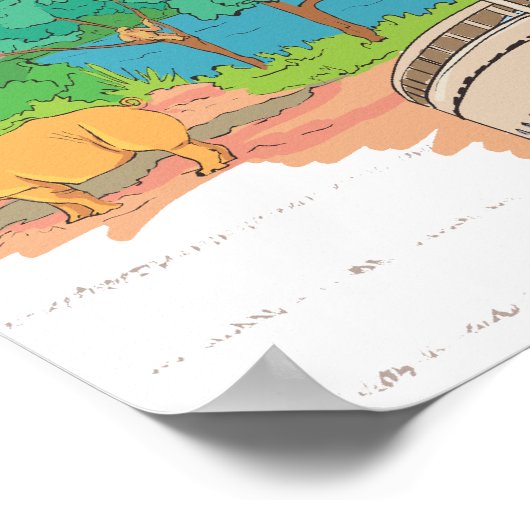 Sao Paulo Poster (Ecke)