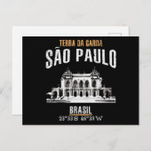 São Paulo Postkarte (Vorne/Hinten)