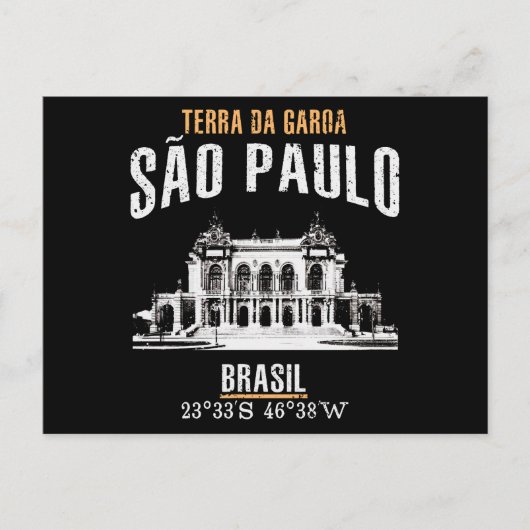 São Paulo Postkarte (Vorderseite)