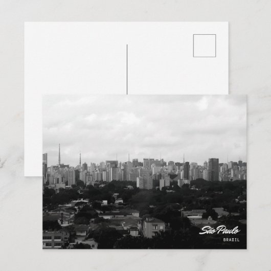 São Paulo Postkarte (Vorne/Hinten)