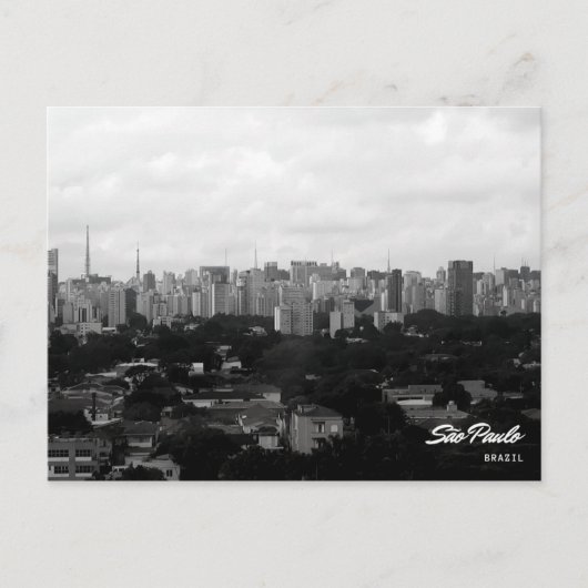 São Paulo Postkarte (Vorderseite)