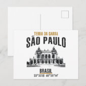 São Paulo Postkarte (Vorne/Hinten)