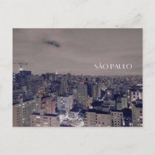 São Paulo - Stadt Postkarte