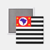 Sao Paulo Symbol für die Stadt Brasilien Magnet (Vorderseite/Rückseite)