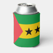 Sao Tome and Principe Flag Dosenkühler (Kanne Rückseite)