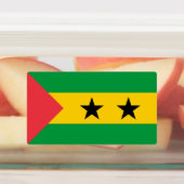 Sao Tome and Principe Flag Etiketten (Befestigt)
