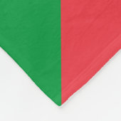 Sao Tome and Principe Flag Fleecedecke (Ecke)