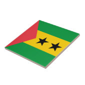 Sao Tome and Principe Flag Fliese (Seite)