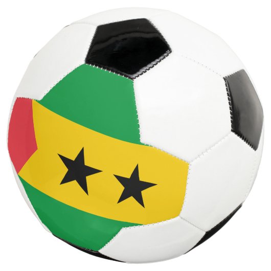 Sao Tome and Principe Flag Fußball (Dreiviertel)