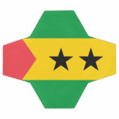 Sao Tome and Principe Flag Fußball (Flach)