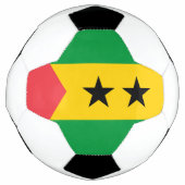 Sao Tome and Principe Flag Fußball (Vorderseite)