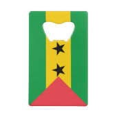 Sao Tome and Principe Flag Geldbeutel Flaschenöffner (Rückseite)