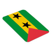 Sao Tome and Principe Flag Magnet (Rechte Seite)