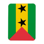 Sao Tome and Principe Flag Magnet (Vertikal)
